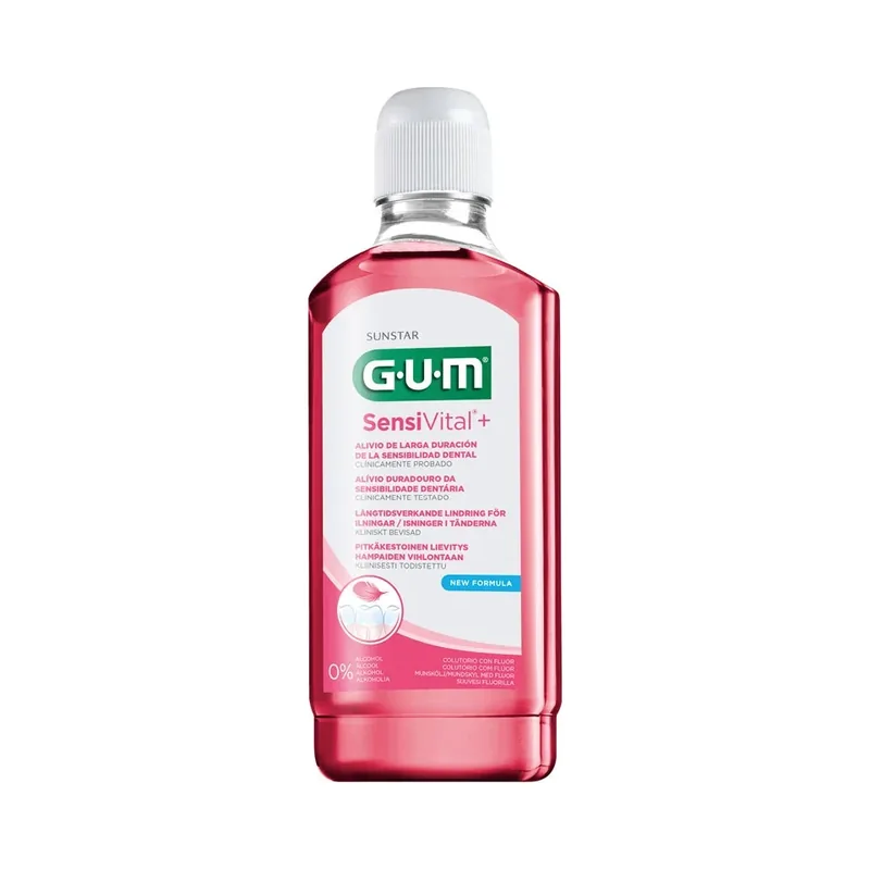 GUM Sensivital+ munskölj 500 ml
